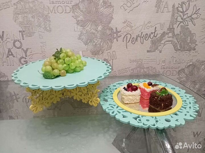 Подставка для торта и капкейков, зеркало