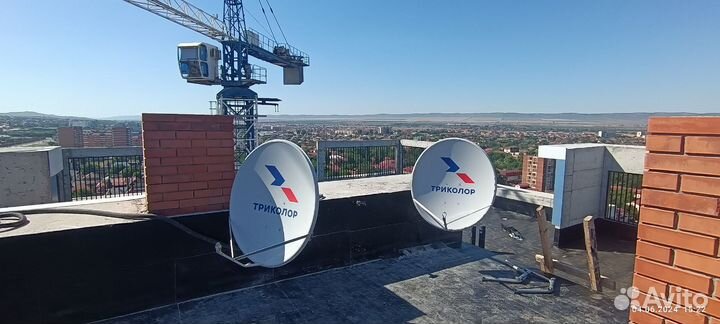 Монтаж домового коллективного телевидения