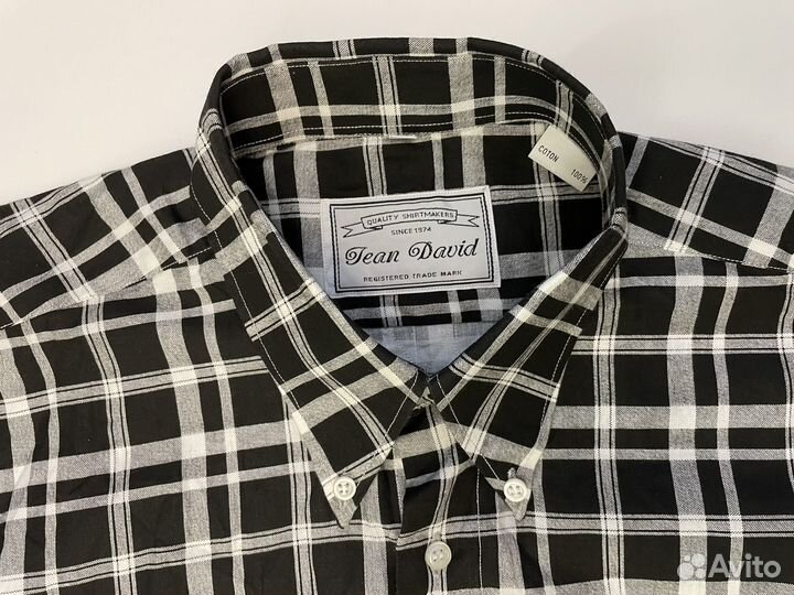 Рубашка мужская Jean David оригинал M(39/40)