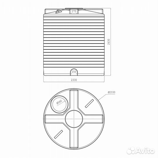АЗС V10000 Стационарная Мини