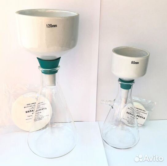 Лабораторная посуда колба воронка фильтр