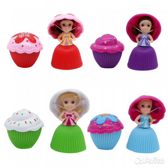 Куколки капкейки, пироженки