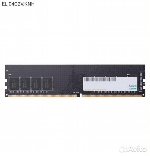 Модуль памяти Apacer 4GB dimm DDR4 2666MHz, EL.04G
