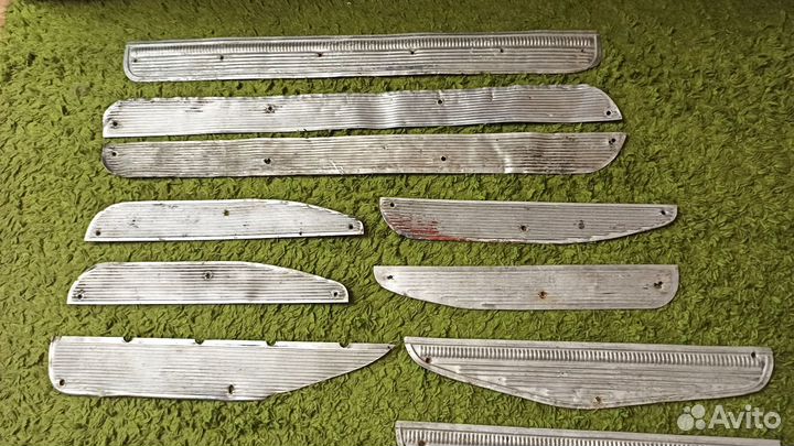 Накладки карт дверей газ 21