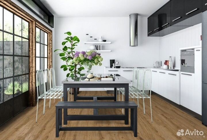 Пвх SPC ламинат Falquon The Floor Wood Дуб