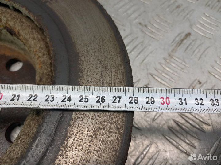 Диск тормозной передний правый Skoda Octavia A5