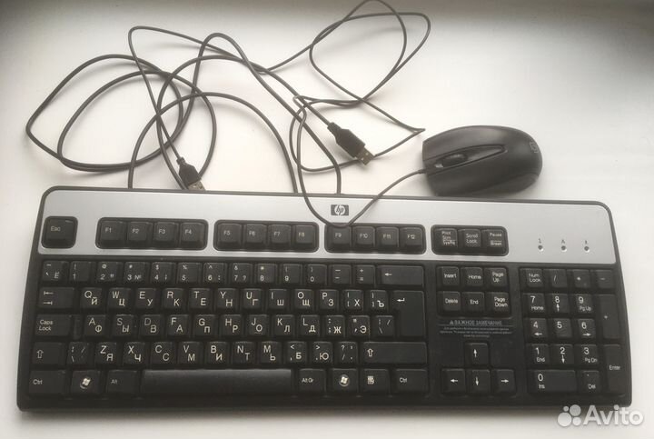 Клавиатура и мышь HP
