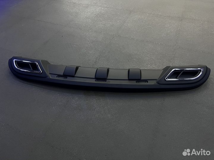 Задний диффузор Hyundai Solaris Sedan 2010-2017