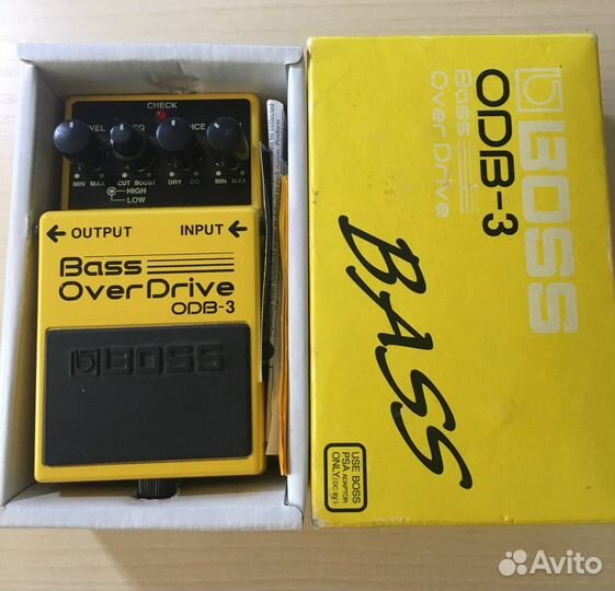Гитарная педаль Boss Bass Over Drive ODB-3