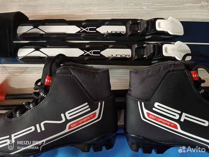 Детские лыжи с ботинками fischer классические