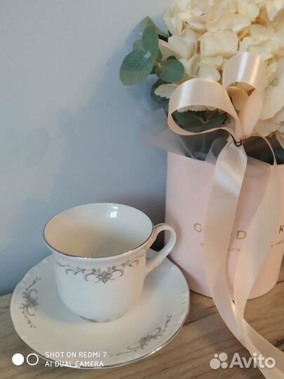 Чайная пара (богемия) новая