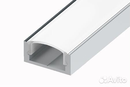 Накладной профиль для светодиодной ленты, 16х7 мм