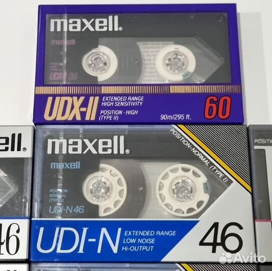 Аудио кассеты Maxell UDX-II UDI-S udii-S UDI-N