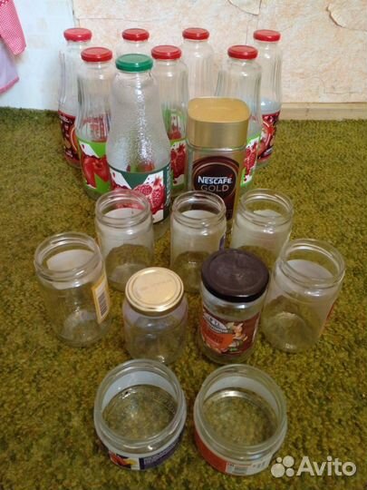 Коробки для яиц.Вёдра 3л.Банки.Бутылки 1л