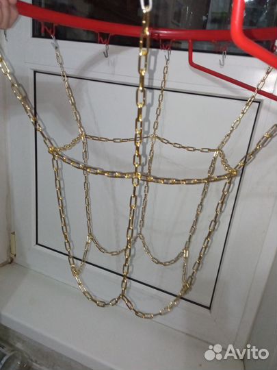 Баскетбольная сетка металлическая антивандальная
