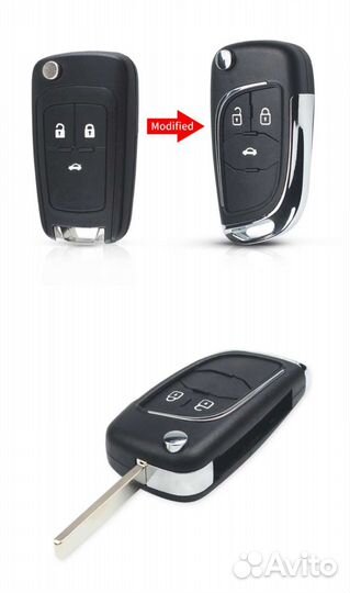 Корпус ключа chevrolet Opel