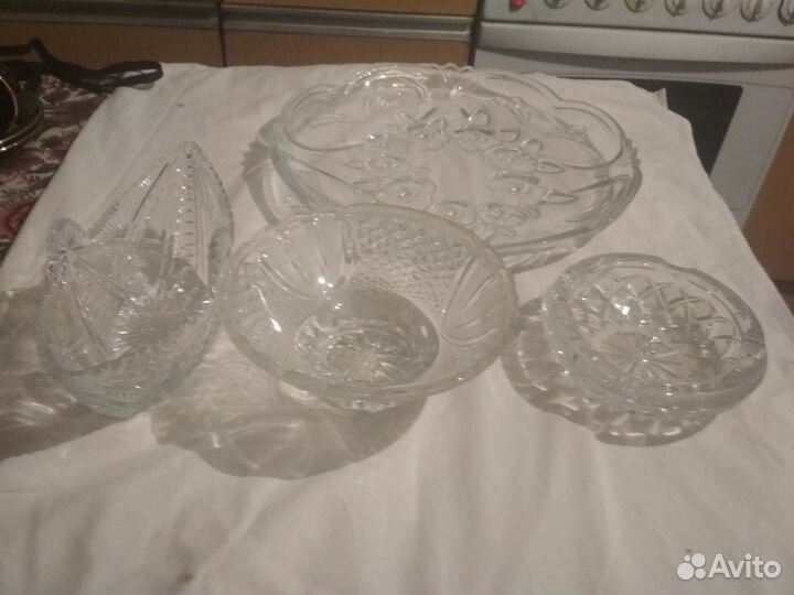Салатницы хрусталь СССР