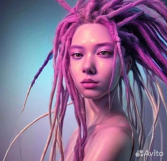 Дреды/ DE дреды/ кудри/косы/натуральные