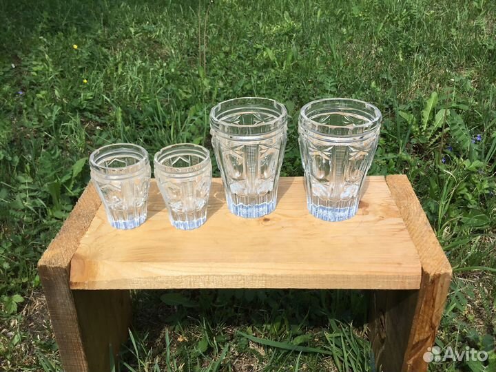 Рюмки/ Стопки хрусталь СССР, 1960 годы