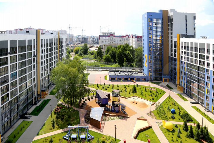 2-к. квартира, 66,9 м², 6/9 эт.