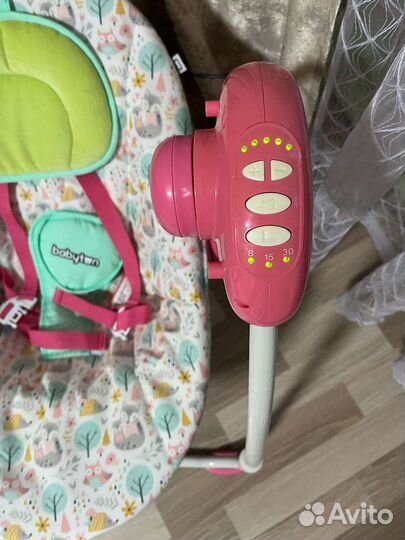Детские электронные качели babyton