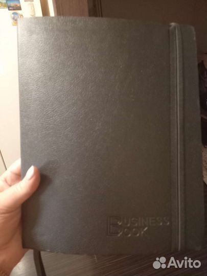 Блокноты ежедневники большой экокожа