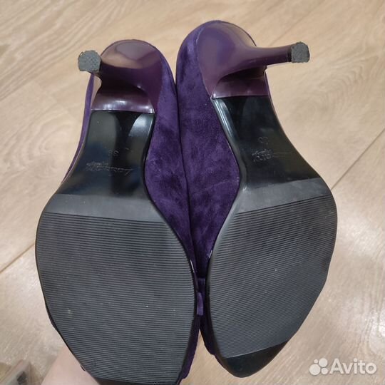 Туфли замшевые