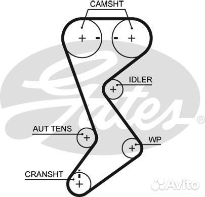 Зубчатый ремень привода грм powergrip