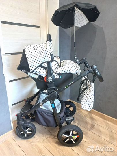 Коляска 3 в 1 verdi pepe eco