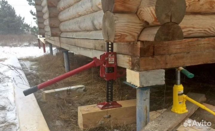 Замена нижних гнилых венцов Утепление пола