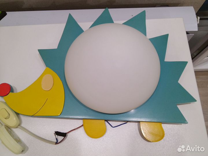 Светильник детский IKEA настенный 3шт и потолочный