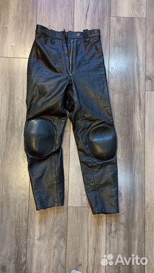 Мотоштаны кожаные