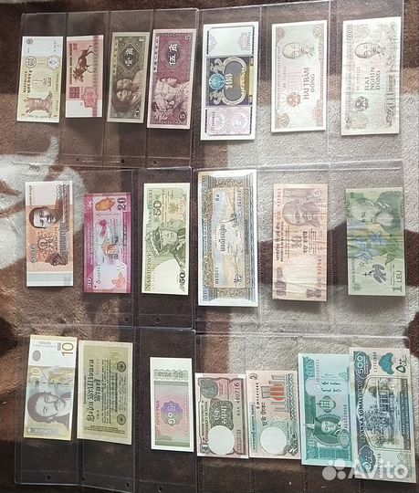Большая коллекция банкнот