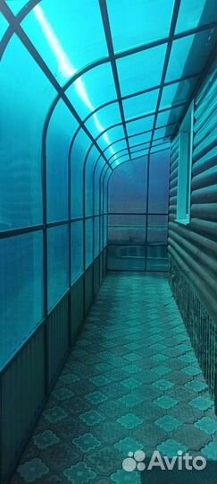 Навес из поликарбоната для частного дома бу