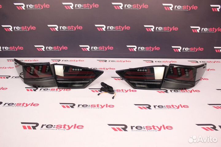 Стопы Lexus ES350 15-18г Стиль LS Дымчатые