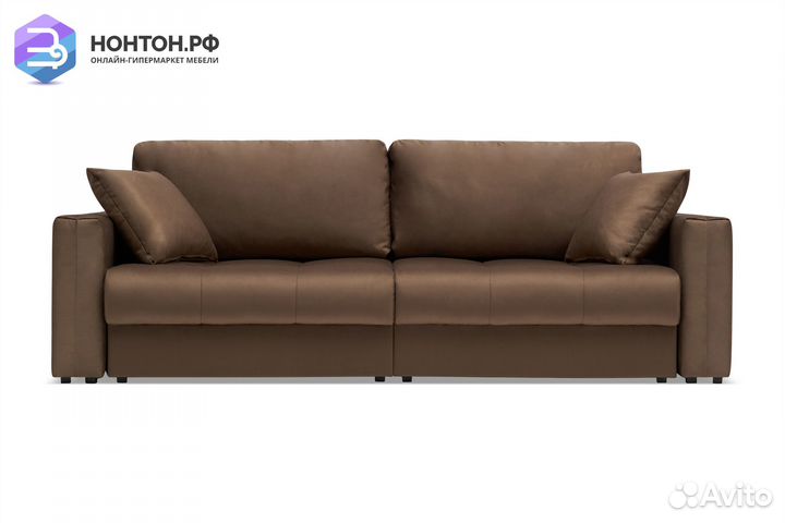 Диван тик-так Монарх коричневый