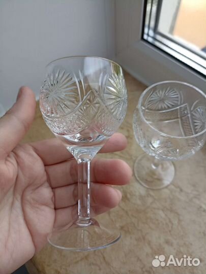 Хрустальные бокалы СССР