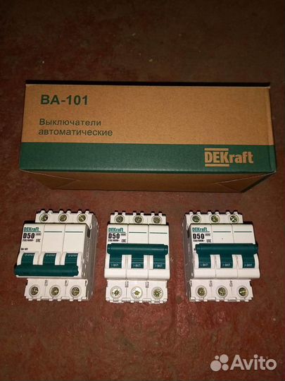 Реле ркн-3-21-15 и авт.выключатель DEKraft ва101