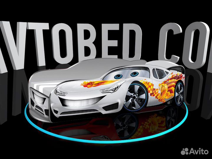 Кровать машина детская кровать для мальчика с борт