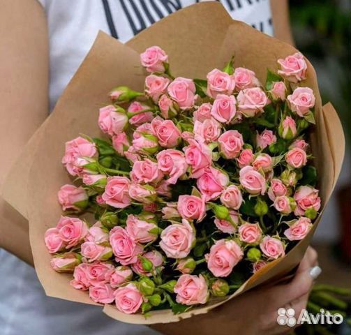 Букет роз, букет кустовых роз, доставка цветов роз