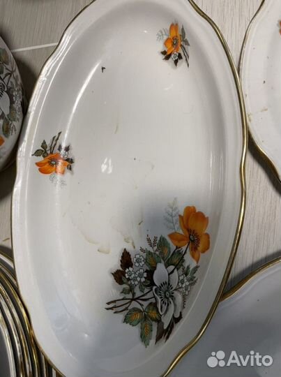 Столовый сервиз фарфор СССР