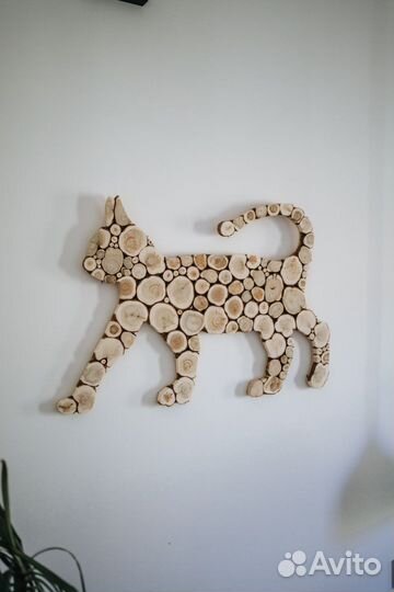 Панно из можжевельника для бани