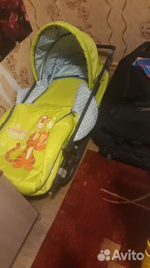 Детские санки коляска
