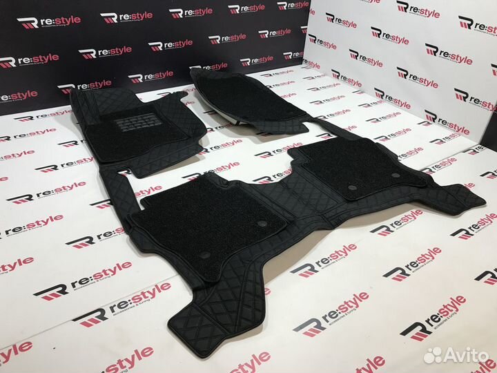 Ковры салона 3D Mitsubishi Pajero V90 06-19г Левый