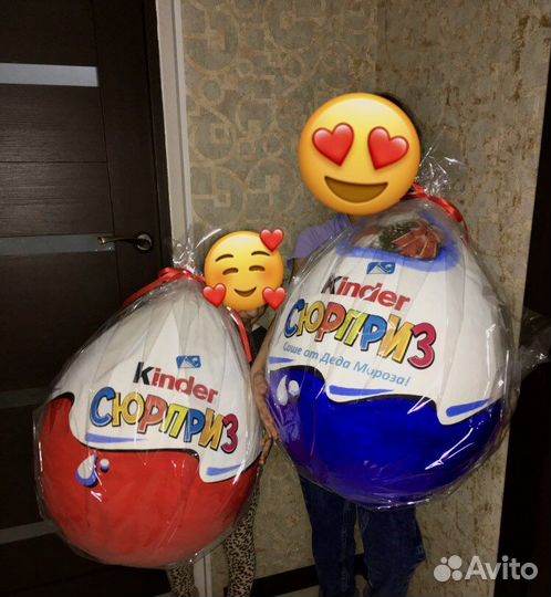 Большой киндер сюрприз подарок на Новый Год