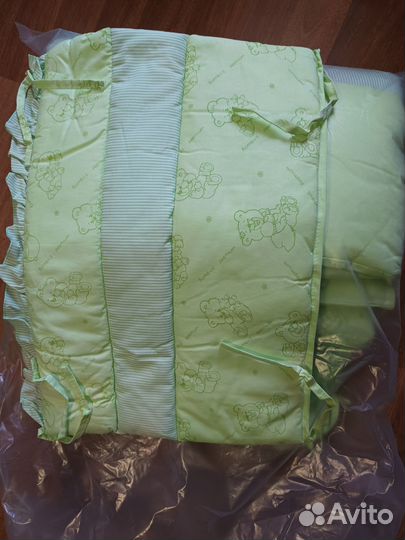 Комплект с балдахином в детскую кроватку