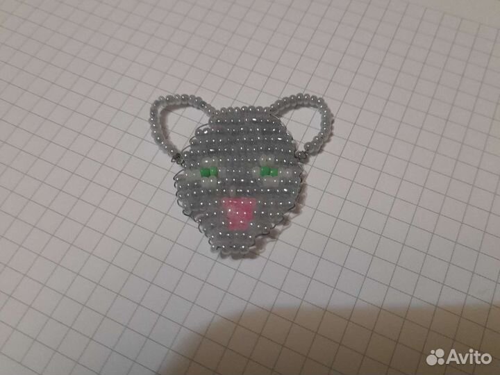 Кот из бисера