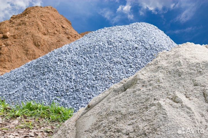 Щебень бетонный бой песок