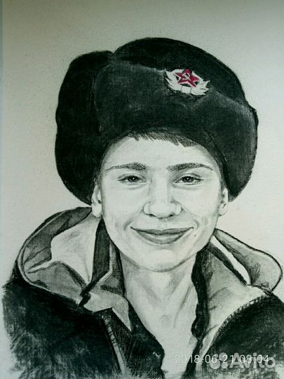 Портреты углем