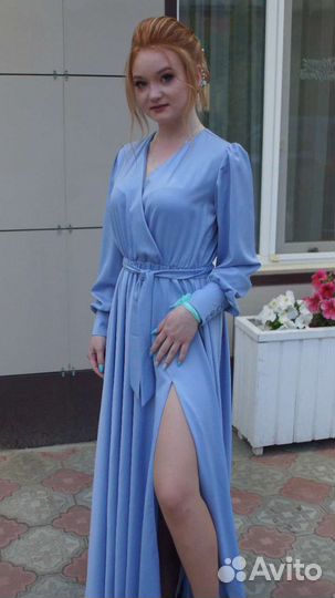 Вечернее платье 46 размера в пол